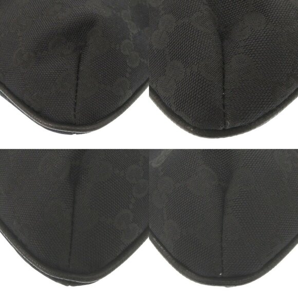 GUCCI Authentic Black Leather Shoulder Bag - Picture 5 of 11